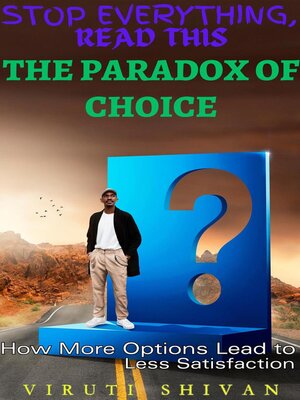 cover image of The Paradox of Choice